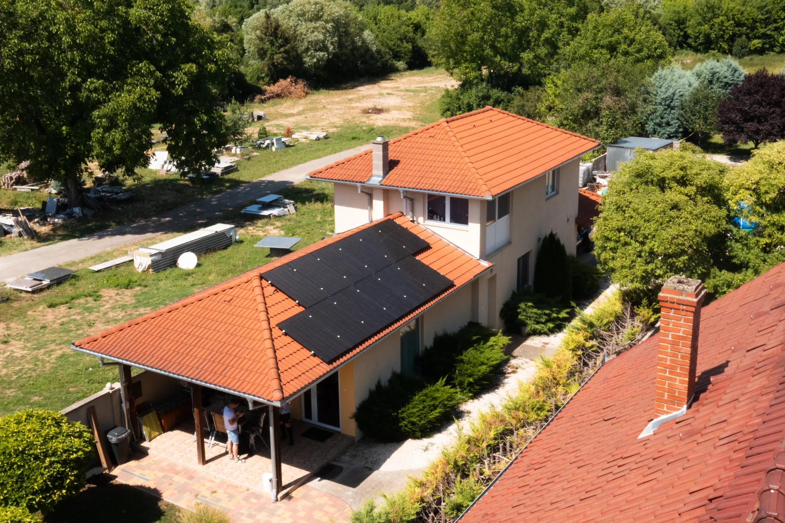 Eladó családi ház Pécs - DNY-i oldal - drón fotó